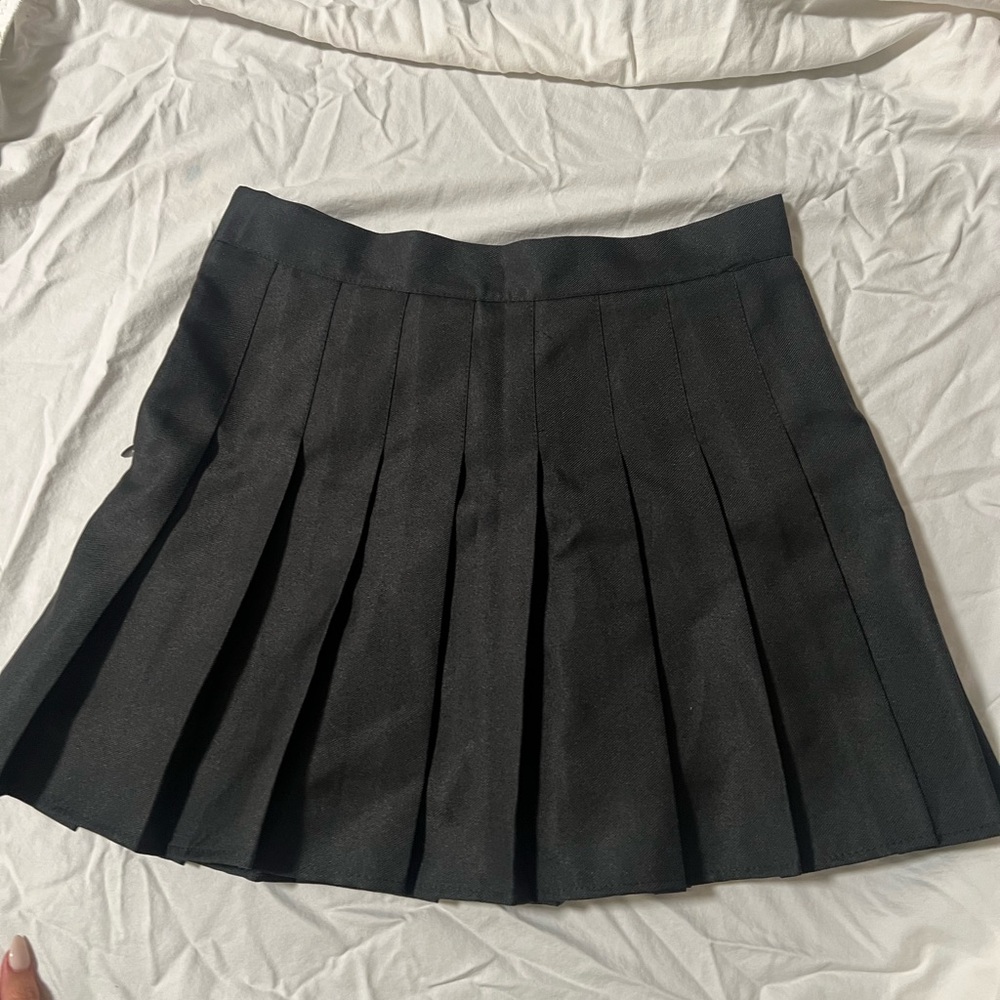 Black y2k skirt skort cheerleader miniskirt